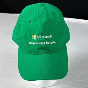 Microsoft Responsible Recycle Green Cap